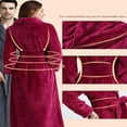 thumbnail image 3 of MesaSe Men‘s Turkish Cotton Robe  Terry Cloth Kimono Bathrobe, 3 of 7