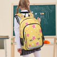 thumbnail image 7 of FORMRS Unisex School Backpack 17" Student Travel Bag with Laptop Compartment, Yellow Stars, 7 of 7