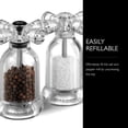 thumbnail image 3 of Cole & Mason Stainless Steel Acrylic Salt and Pepper Mill Set, 3 of 7