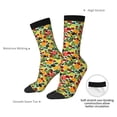 thumbnail image 4 of Pofeuu Berries And Citrus Print Crew Socks, Adult Running Hiking Socks for Youth and Adult, 4 of 6