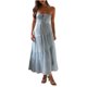 thumbnail image 1 of Tops de Tubo Largo para las Mujeres de Moda Color Sólido Vestido de Suspensiones con Cremallera Oculta, Elasticidad Deslumbrante Vestido para la Fiesta Y la Noche, 1 of 8