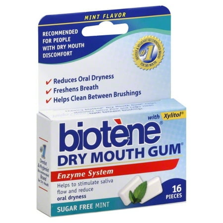 Biotene Dry Mouth Gum, 16 pc