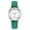Green, variant on Leather Band Watches for Women, Classic Quartz Watch with Luminouse Easy Read Dial, Vintage Small Face Round Watches, Birthday Gift for Ladies