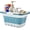 Blue, variant on Portable Shower Caddy Basket, Foldable Caddy Basket with Handles, Collapsible Storage Organizer for Bathroom, Kitchen, College Dorm,Gym (Blue)