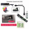 thumbnail image 6 of Xiwai PCI-E 3.0 M.2 M-key to Oculink SFF-8612 SFF-8611 Host Adapter for ThinkBook 16+ External Graphics Card & SSD, 6 of 7