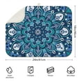 thumbnail image 2 of Bohemian Boho Kitchen Drying Mat - Super Absorbent Microfiber Dish Drying Pad with Boho Theme - Foldable Heat Resistant Countertop Mat for Dishes 18"x24", 2 of 4