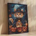 thumbnail image 1 of Casse-Tête Chat Sorcière d'Halloween, 1 of 6