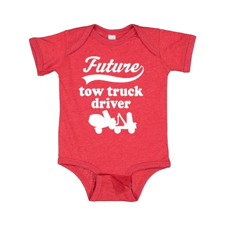 

Inktastic Future Tow Truck Driver Childs Gift Gift Baby Boy Bodysuit