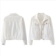 thumbnail image 2 of Chaqueta Vaquera Extragrande para Mujer con Perlas Bordadas y Abalorios M, 2 of 6