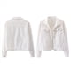thumbnail image 2 of Chaqueta Vaquera Extragrande para Mujer con Perlas Bordadas y Abalorios M, 2 of 6