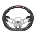 thumbnail image 3 of Carbon Fiber Steering Wheel Racing Steering Wheel Steering Wheel Replacement Nappa Perforated Leather Steering Wheel Carbon Fiber Steering Wheel Nappa Perforated Leather Red, 3 of 8
