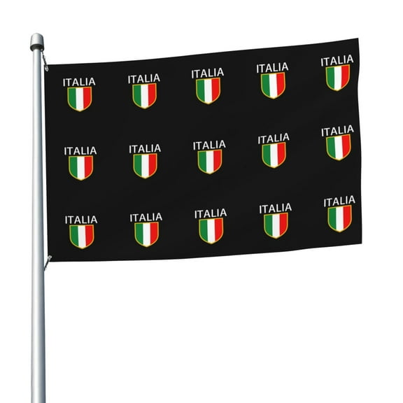 5ft X 8ft Italia Italian Flag Italy Flag Weather-Resistant Polyester Outdoor Decor