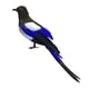 thumbnail image 2 of Pájaro de simulación de urraca, artesanías de pájaros artificiales, figuras de pájaros realistas para arte de jardín 33cm, 2 of 9