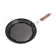 thumbnail image 2 of Partita de parrilla Bakeware Redonda BBQ RIRDDLE Cocina al aire libre para mochileros para mochileros, 2 of 9