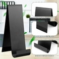 thumbnail image 5 of 4 Pcs Metal Brochure Holder Stand - Elegant Desktop Flyer and Brochure Display Organizer with Vertical Design for Office, Store, Counter, Trade Show (9x4 inches/22.85x10.16cm), 5 of 5