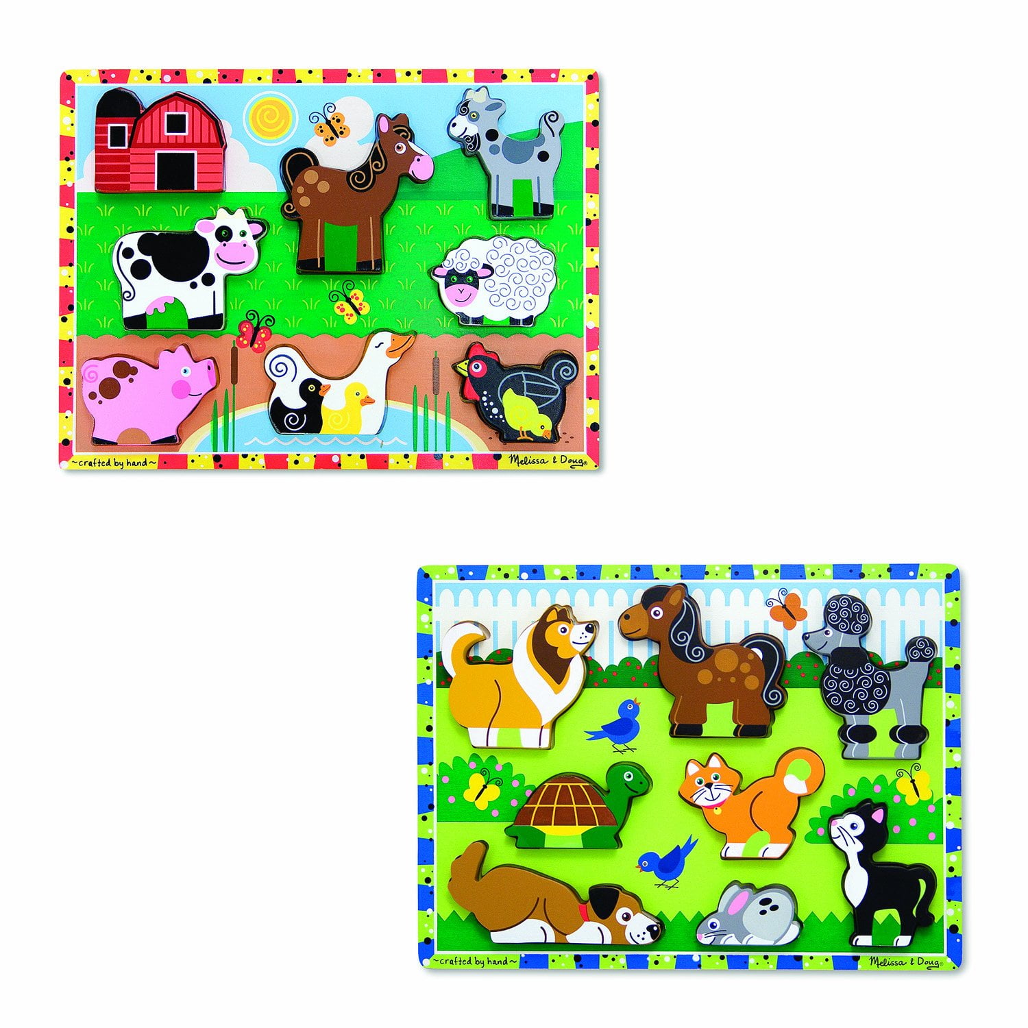 melissa and doug puzzle set