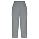 thumbnail image 5 of mfyjkho Pantalones Cortos De Entrenamiento Para Mujer, Pantalones Capri De Verano Para Mujer, De Cintura Alta, De Color Liso, Ajustados, Para Yoga Y Gimnasio Pantalones Cortos Para Mujer S, 5 of 9