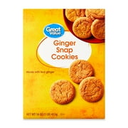 Great Value Ginger Snap Cookies, 16 oz
