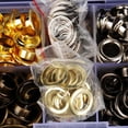 thumbnail image 4 of Lot de 140 œillets en laiton de 8 mm pour vêtements et accessoires artisanaux, 4 of 4