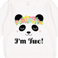 thumbnail image 3 of Inktastic 2nd Birthday Panda Face 2 Year Old Girl Toddler Sweatshirt, 3 of 4