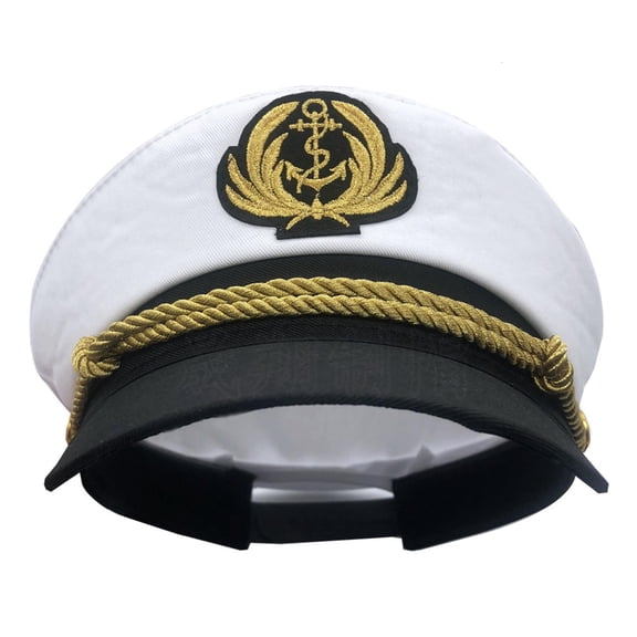 Giaone Yacht Captain Hat Sailor Captain Costume Men Navy Marine Hat Funny Party Hats