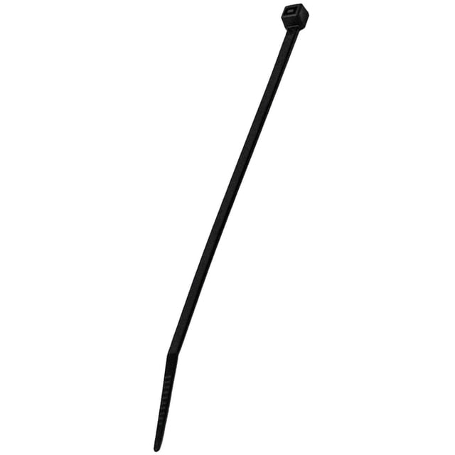 NavePoint 12 Inch Nylon UV Resistant Cable Wire Zip Tie 40 lbs - Black 400 Pack Lot Pcs Qty