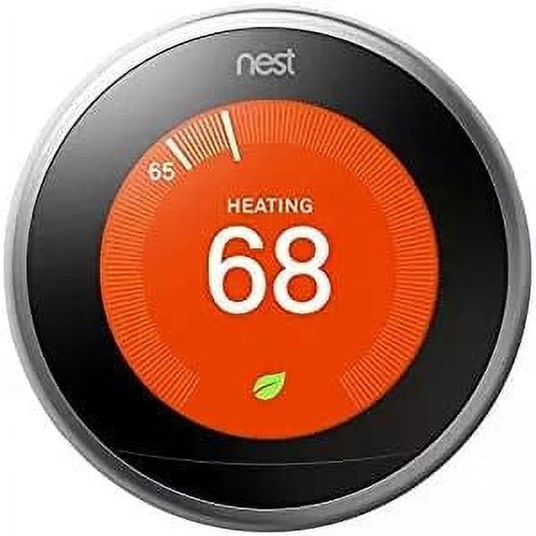 Google Nest 3rd Gen. Thermostat (Stainless Steel) - image 3 of 4
