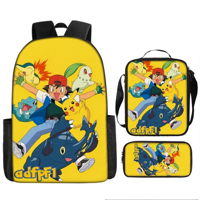 Baoke Dream Sac d'École Primaire Ensemble Trois Pièces, Grande Capacité, Protection de la Colonne Vertébrale Légère--Week