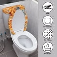 thumbnail image 4 of HELLHERO Sunflower Maple Leaf Toilet Seat Cover, Washable Polyester Toilet Bowl Cover, 17x21 Inches, 4 of 8