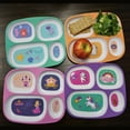 thumbnail image 4 of Plato de Cena de Melamina 4E's Novelty Princesa Unicornio Vida Marina Gato para Niños y Niñas, 4 of 9