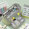 thumbnail image 3 of Grande Capacité Trousse Trousse Trousse de Papeterie Trousse, 3 of 5