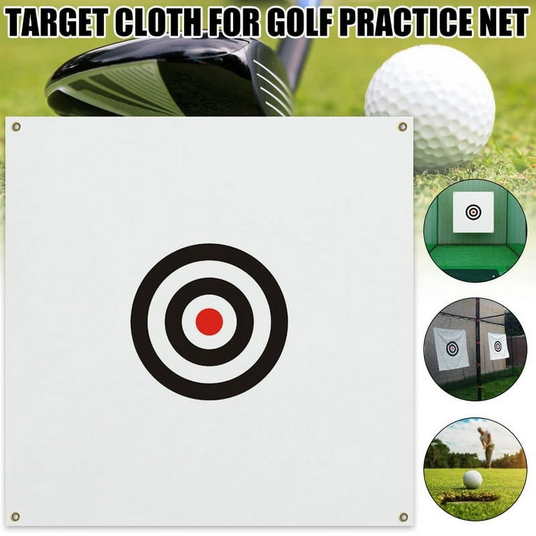 Golf Practice Golf Target Cloth Batting Cage Bullseye Cloth Durable  Extra-Thick Canvas Bullseye Swing Practice Target