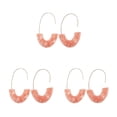 thumbnail image 2 of Pendientes Qarigey 1 par estilo simple forma de U estampado de leopardo adornos acrílicos, 2 of 6