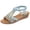 Light Blue, variant on Women's Sparkly Rh𝗂nestones Sandals B𝗈hemian We𝖽ge Slippers for Ladies Comfortable Elastic Slingback Strap Sandles Casual Holiday Open Toe Sandalias de Mujer