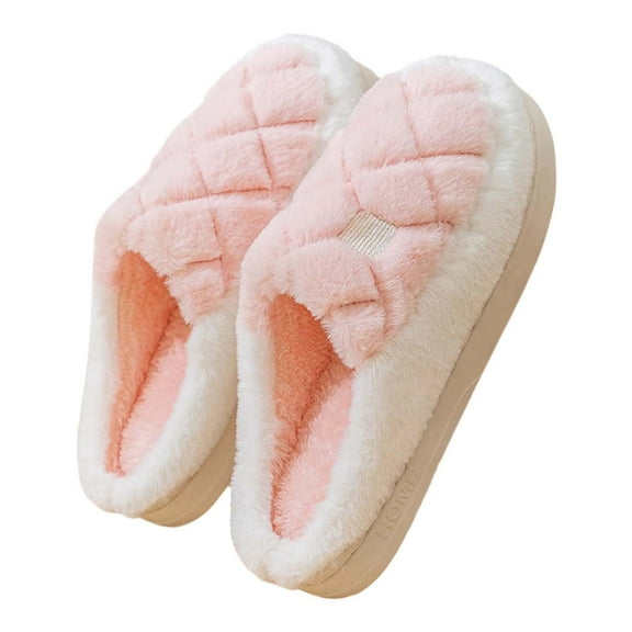 House Slippers House Slippers for Woman Cozy Women's Slippers Thick Sole Home Footwear Warm Shoes For Couples Indoor Comfort