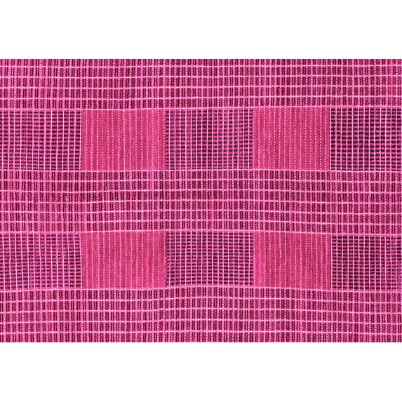 Ahgly Company Indoor Rectangle Abstract Pink Modern Area Rugs, 2' x 3'