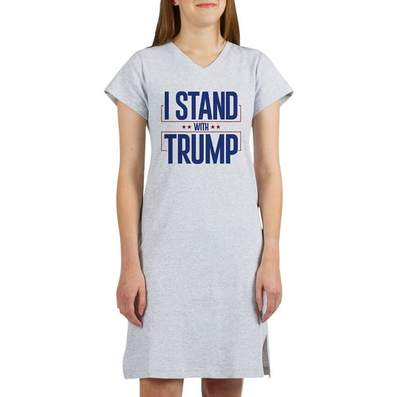 CafePress - I Stand With Trump - Women's Nightshirt