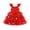 Xmas Tree Red, variant on WIBACKER Toddler Baby Girl Xmas Princess Dress Ruffle Sleeveless Summer Tutu Dresses Tiered Ruffle with Pom Poms Tulle Sundress 1-6Y