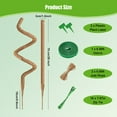 thumbnail image 2 of HOMEYA 4Pcs 28 inch Bendable Moss Pole for Monstera Climbing Plants Coir Plant Support Stick, 2 of 9