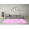 thumbnail image 3 of Ahgly Company Indoor Rectangle Solid Pink Modern Area Rugs, 7' x 9', 3 of 4