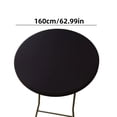 thumbnail image 3 of zhangmingg Elegant Round Elastic Tablecloth for Dining Table and Enhanced, 3 of 6
