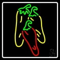 thumbnail image 1 of Chilis Logo With Border LED Neon Sign 24 x 24 - inches, Black Square Cut Acrylic Backing, with Dimmer - Bright and Premium built indoor LED Neon Sign for restaurant window and interior decor., 1 of 7