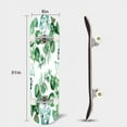 thumbnail image 3 of Skateboards for Beginners watercolor seamless eucalyptus leaves white vintage print botanical 31"x8" Maple Double Kick Concave Boards Complete Skateboards Outdoor for Adults Youths Kids Teens Gifts, 3 of 5