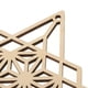thumbnail image 3 of Letrero de madera para pared con forma de flor de la vida, corte de madera, arte de pared, decoración del hogar, posavasos hechos a mano, artesanía, adorno de geometría sagrada C 305 cm, 3 of 4