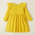 thumbnail image 3 of PatPat Toddler Girl Floral and Polka Dots Long-sleeve Dress Set,3-Piece,Sizes 3Y-6Y, 3 of 12