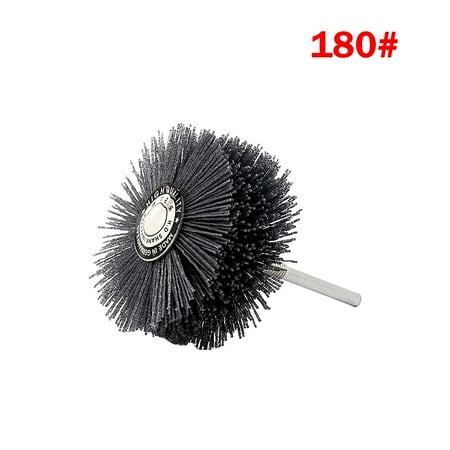 

Nylon Wire Brush Abrasive Wheel Flower Head Design Woodworking Polishing Wire Grinding Wheel 180 Grit