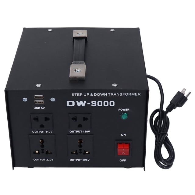 Convertidor de voltaje NikouMX Transformador 3000 W Reductor Elevador