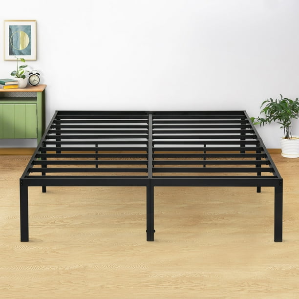 GrandRest 14'' Innovative Metal Platform Bed Frame, Queen