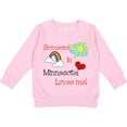 thumbnail image 2 of Inktastic Someone in Minnesota Loves Me Toddler Sweatshirt, 2 of 4