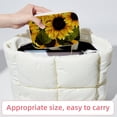 thumbnail image 6 of Sunflower Velvet Portable Travel Organizer Box with Removable Compartment - Display Case Included - Ideal Gift, 6 of 7